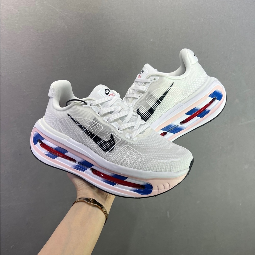 Nike Air Zoom White Red Blue Women’s Running Sneakers - Picture 3 of 7